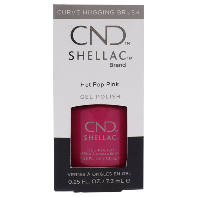 CND I0103678 0.25 oz Shellac Nail Color for Women, Hot Pop Pink - Horizon Bliss