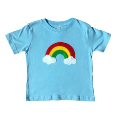 Aloha Rainbow - Kids Baby Blue Shirt – Boys or Girls