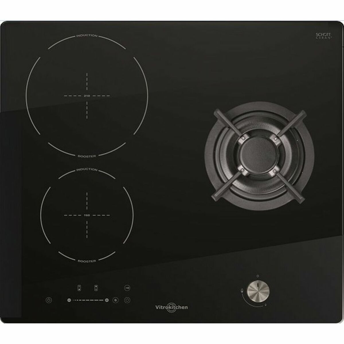 Glass-Ceramic Hob Vitrokitchen VG601NB 60 cm - Horizon Bliss