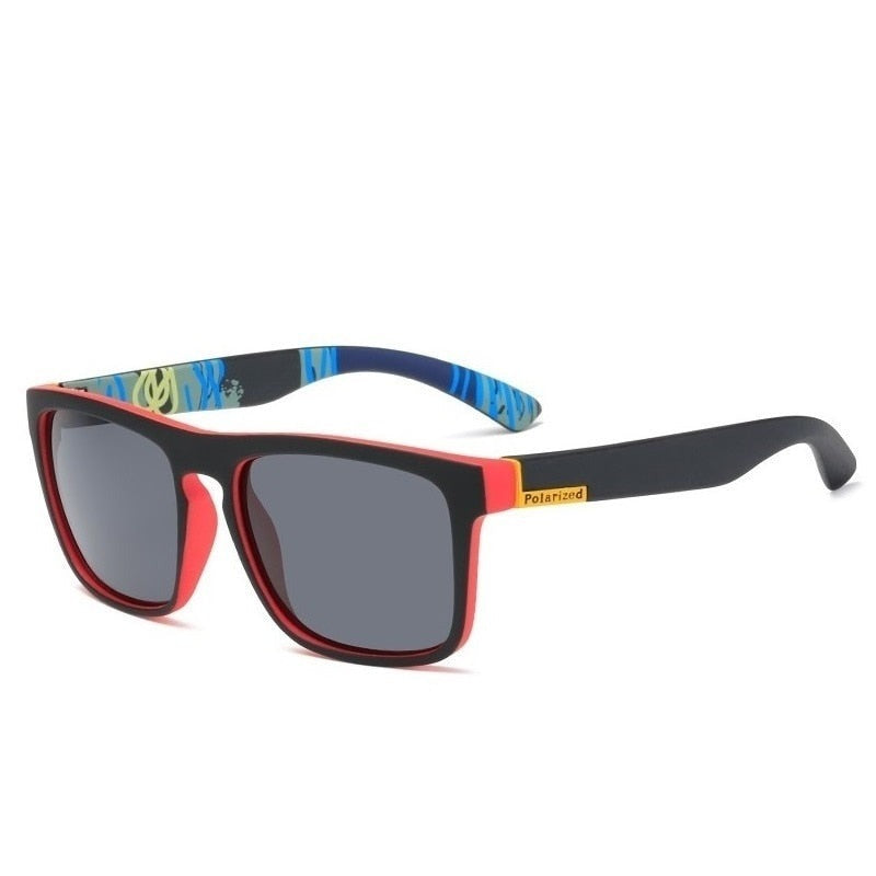 Men's Polarized Square 'Die Hard' Plastic Sunglasses - Horizon Bliss