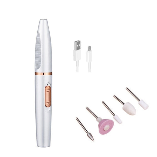 5 in1 Mini Nail Polishing Machine USB Rechargeable Manicure Drill - Horizon Bliss