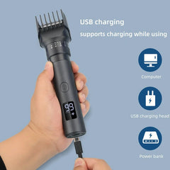 Men's 5-in-1 Multifunctional Grooming Set IPX6 Waterproof Hair Clipper