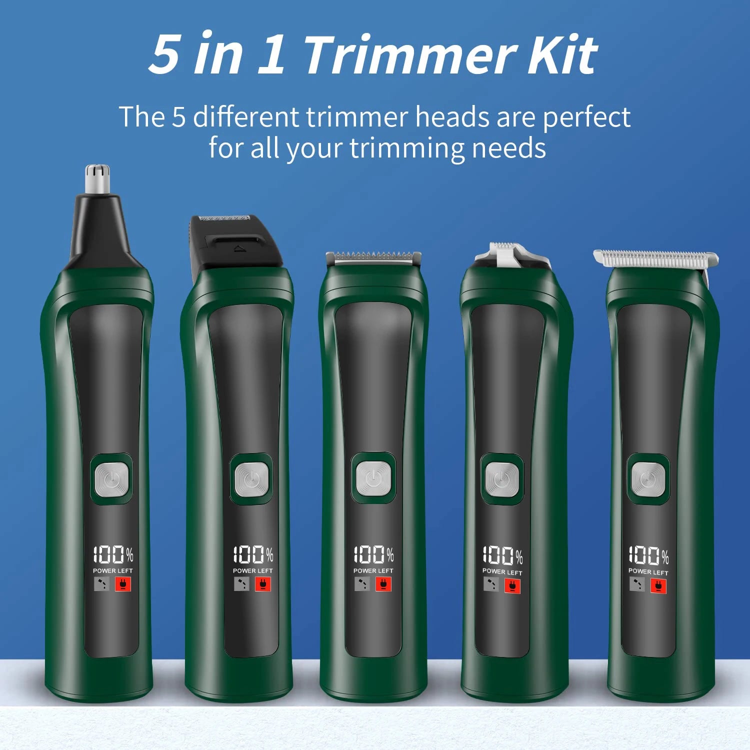 5 in 1 Hair Clipper Sets Pro Hair Trimmer Hair Cutting Machine for Man - Horizon Bliss