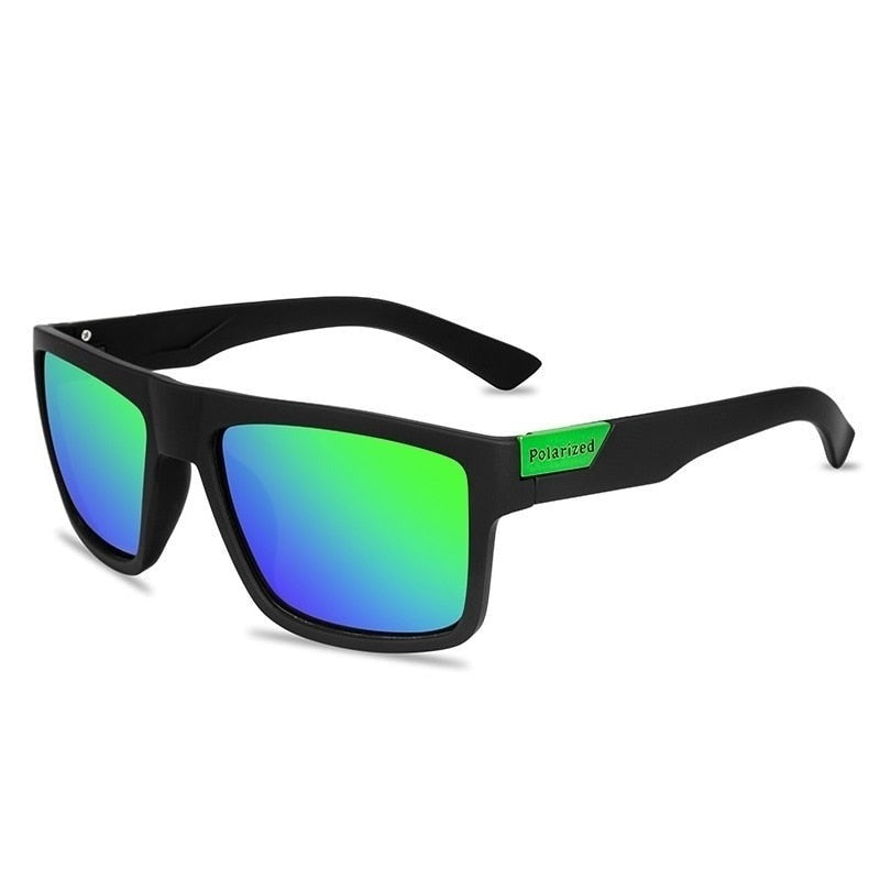 Men's Polarized Square 'Die Hard' Plastic Sunglasses - Horizon Bliss