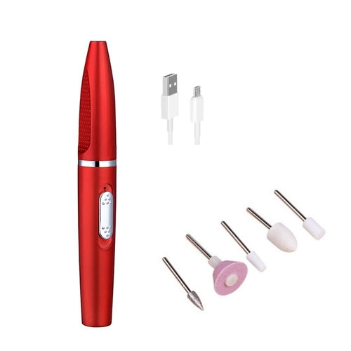 5 in1 Mini Nail Polishing Machine USB Rechargeable Manicure Drill - Horizon Bliss