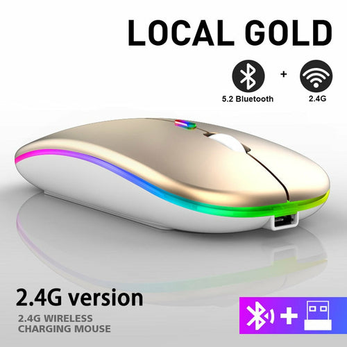 RGB Wireless Bluetooth Mouse - Horizon Bliss