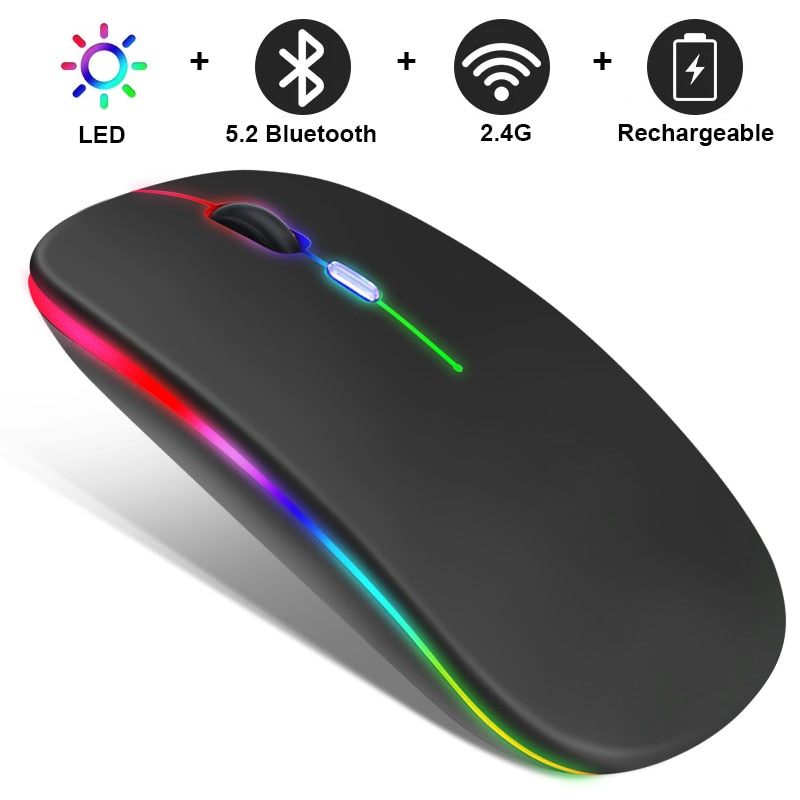 RGB Wireless Bluetooth Mouse - Horizon Bliss