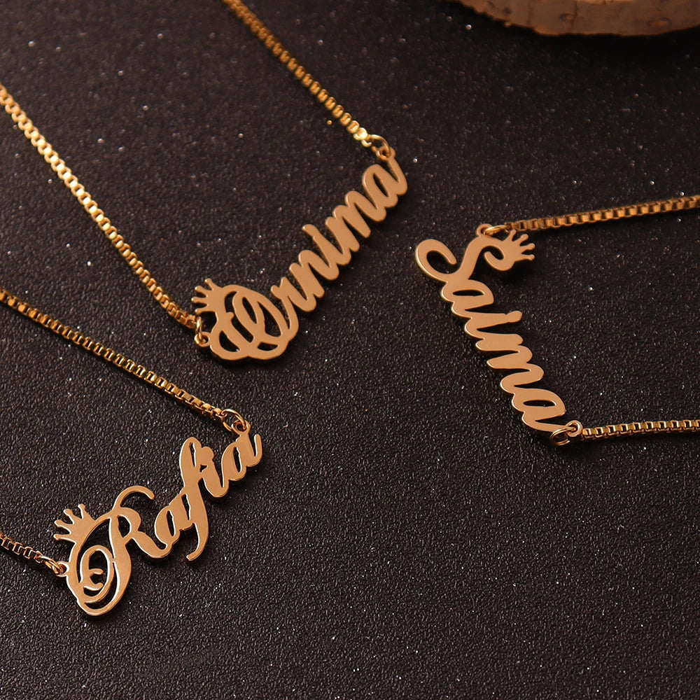 Personalized Gold Name Necklace - Sexikinis Swim - Horizon Bliss