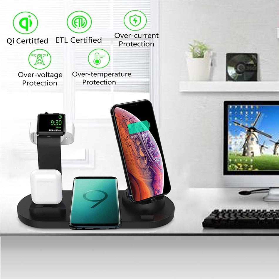 Powerful Dragon 100w Wireless Charging Station - Horizon Bliss