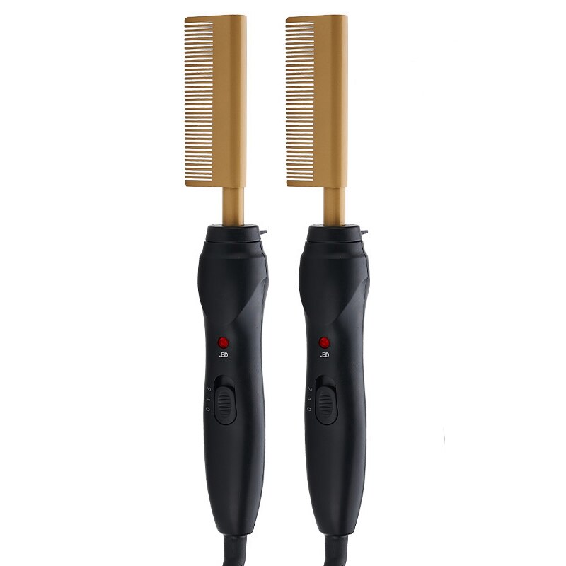 Ceramic Electric Hot Comb Hair Dryer Brush and Auto Shut Off Black - Horizon Bliss