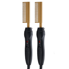 Ceramic Electric Hot Comb Hair Dryer Brush and Auto Shut Off Black - Horizon Bliss