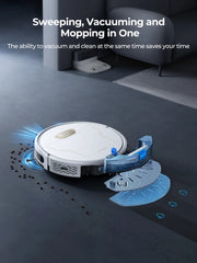 Laresar Robot Vacuum Cleaner 5000Pa Suction 150 mins Smart Navigation Mopping Intelligent Robotic Smart Home Appliance - Horizon Bliss