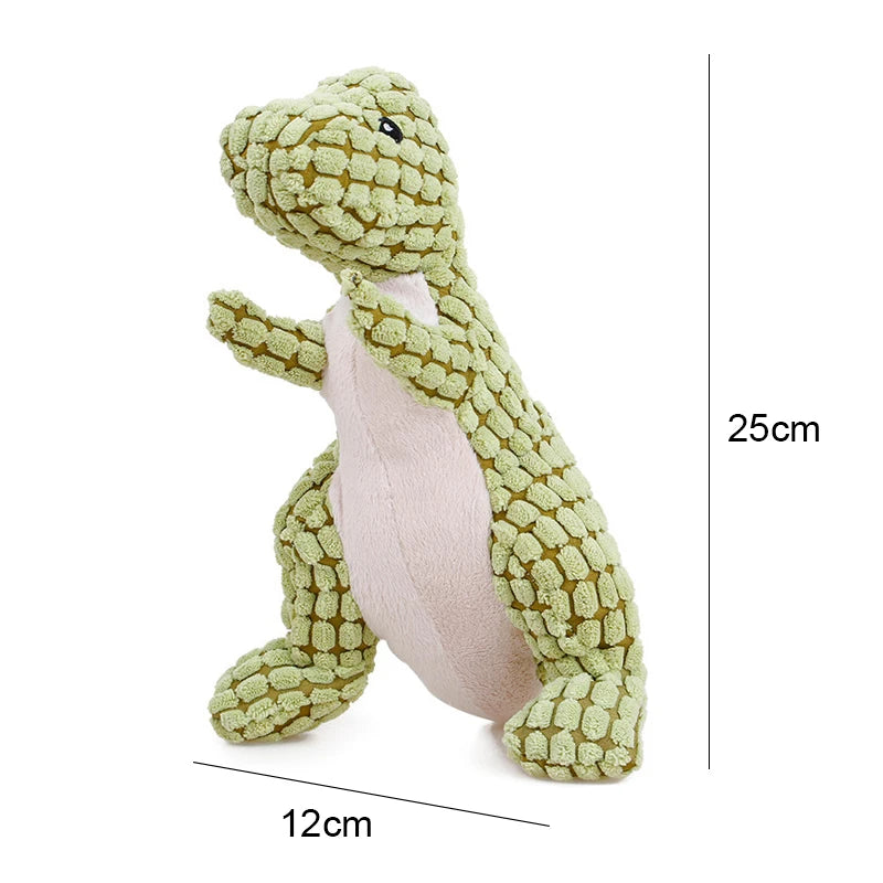 Cats and Dogs Pet Plush Dinosaur Toys Interactive Dog Chew Toys Plush Stuffing Pet Supplies Dog Toys for Small Dogs - Horizon Bliss