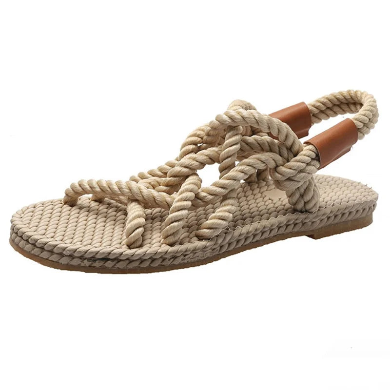 Braided Rope Sandals - Sexikinis Swim - Horizon Bliss