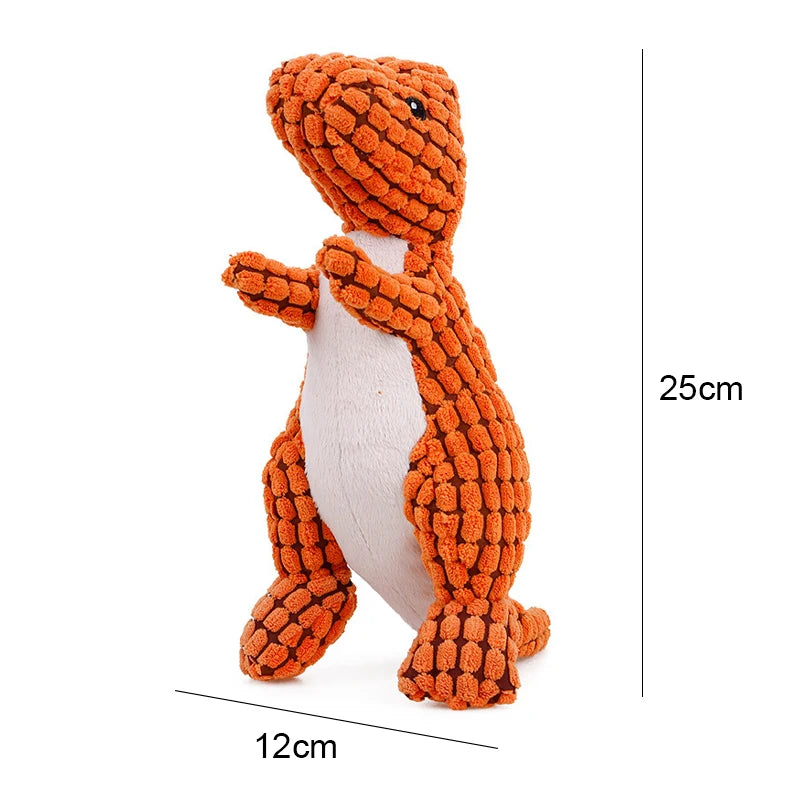 Cats and Dogs Pet Plush Dinosaur Toys Interactive Dog Chew Toys Plush Stuffing Pet Supplies Dog Toys for Small Dogs - Horizon Bliss