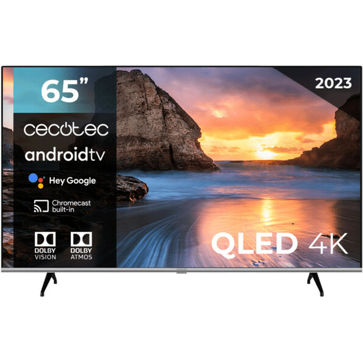 Smart TV Cecotec VQU10065 65" 4K Ultra HD LED Android TV HDR10 QLED - Horizon Bliss