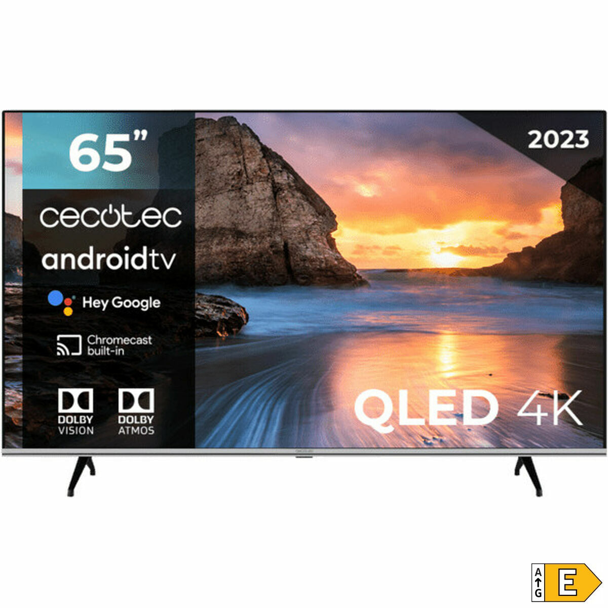 Smart TV Cecotec VQU10065 65" 4K Ultra HD LED Android TV HDR10 QLED - Horizon Bliss