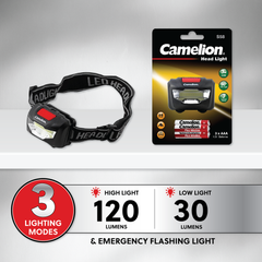 Camelion S58 COB LED Head Light