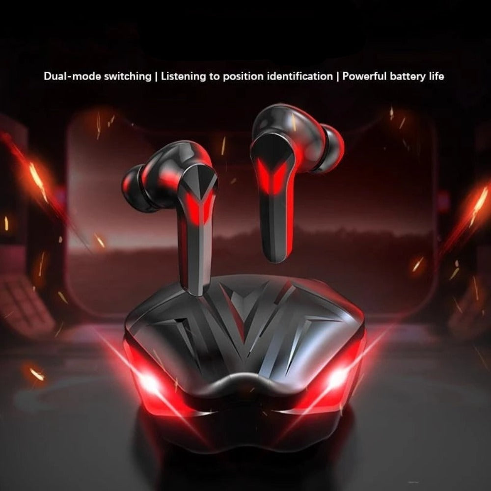 Dragon Red Flame Bluetooth Earbuds - Horizon Bliss