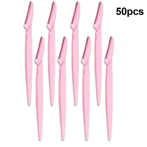 50Pcs Eyebrow Trimmer Blade Shaping Knife Eye Brow Epilation Face - Horizon Bliss