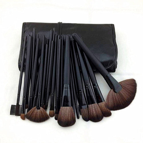 24 pcs Makeup Brush Sets Professional Cosmetics Brushes Eyebrow Powder