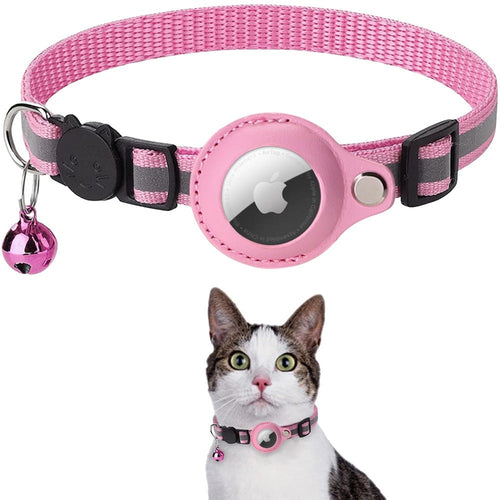 Reflective Airtag Case Collar for Cats and Dogs - Horizon Bliss