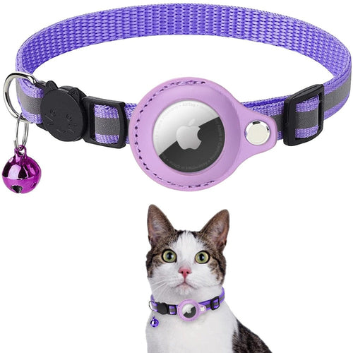 Reflective Airtag Case Collar for Cats and Dogs - Horizon Bliss