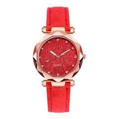 Women Fashion Casual Leather Belt Watches - Horizon Bliss