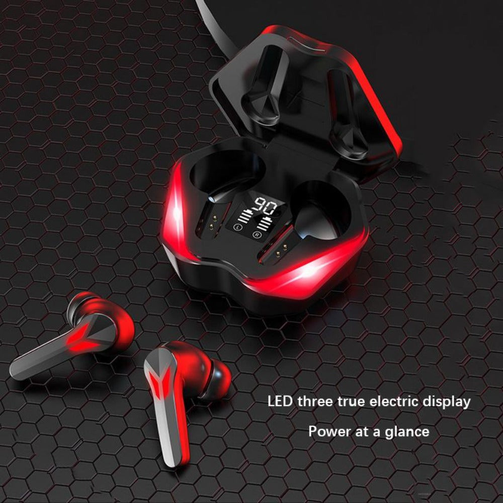 Dragon Red Flame Bluetooth Earbuds - Horizon Bliss