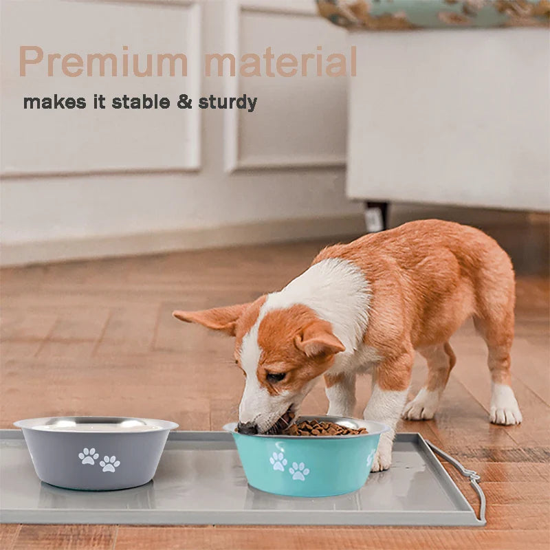 Sirus Stainless Steel Dog Bowl - Horizon Bliss