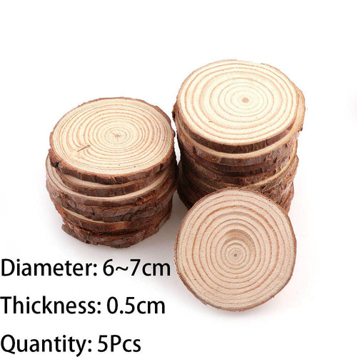 DIY Crafts Natural Pine Wood Slices