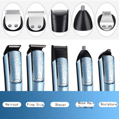 5in1 Professional Hair Clipper Cutting Machine Digital Display USB - Horizon Bliss