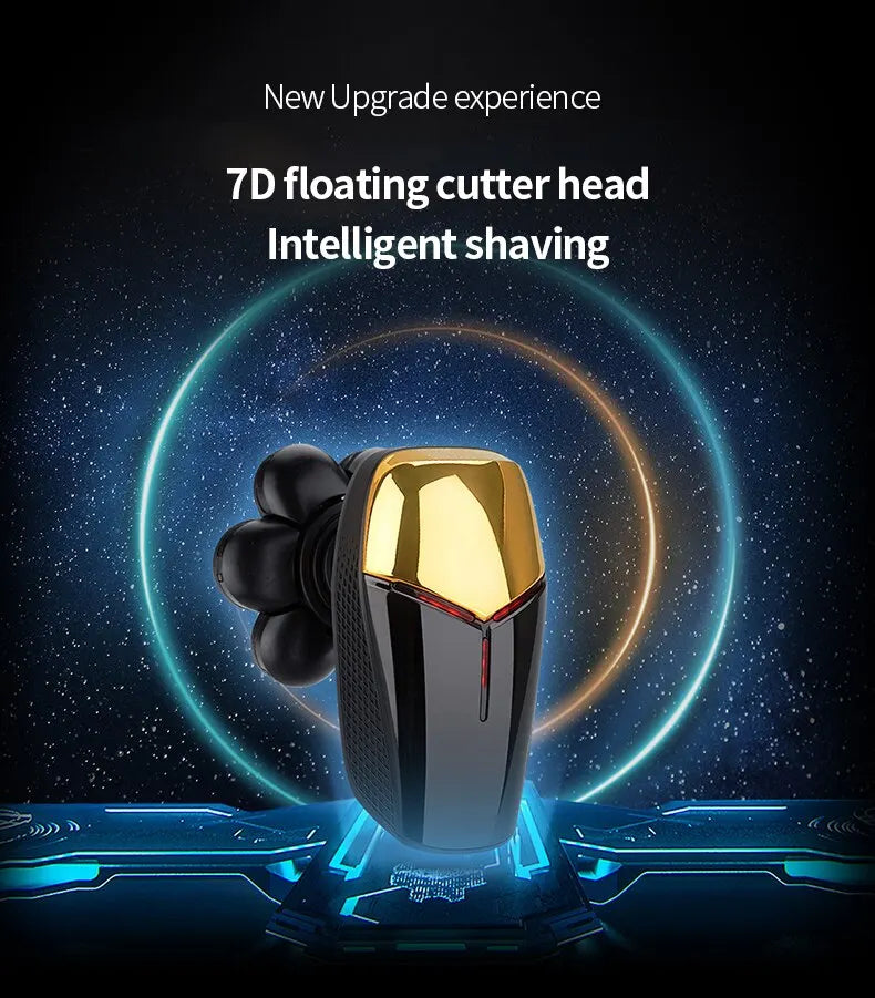 7D Independently 7 Cutter Floating Head Waterproof Electric Razor - Horizon Bliss