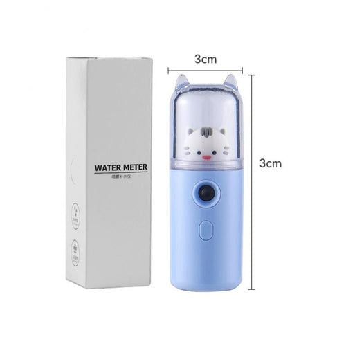 Cute Cat Mini Portable Hand-held Rehydrator Humidifier Face Sprayer - Horizon Bliss