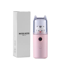 Cute Cat Mini Portable Hand-held Rehydrator Humidifier Face Sprayer - Horizon Bliss