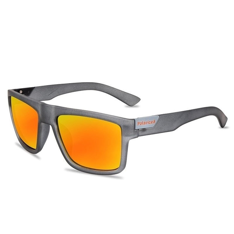 Men's Polarized Square 'Die Hard' Plastic Sunglasses - Horizon Bliss