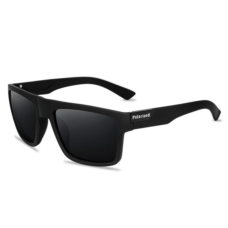 Men's Polarized Square 'Die Hard' Plastic Sunglasses - Horizon Bliss