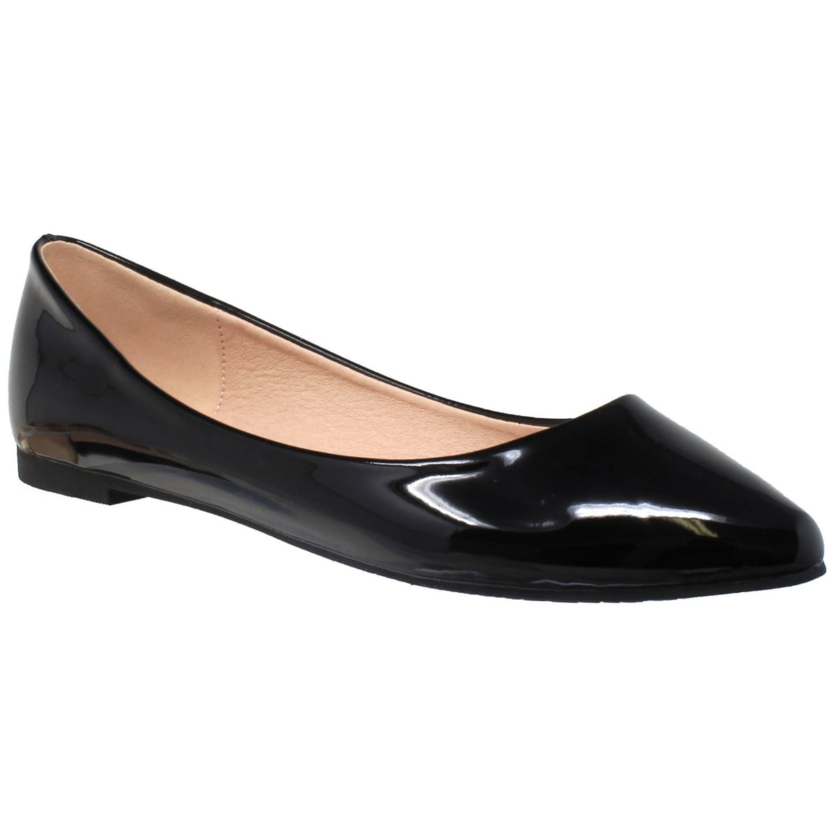 Patent Leather Pointed Toe Ballet Flat - Horizon Bliss