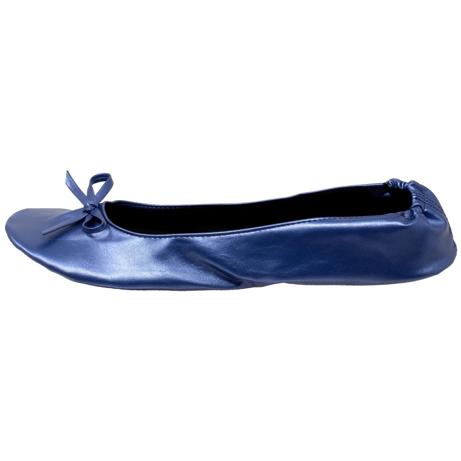 Foldable Ballet Flats Women's Travel Portable Comfortable Shoes Navy - Horizon Bliss