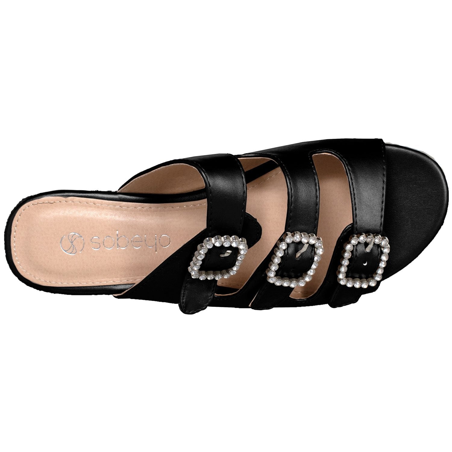 Rhinestone Platform Espadrille Wedge Sandal - Horizon Bliss