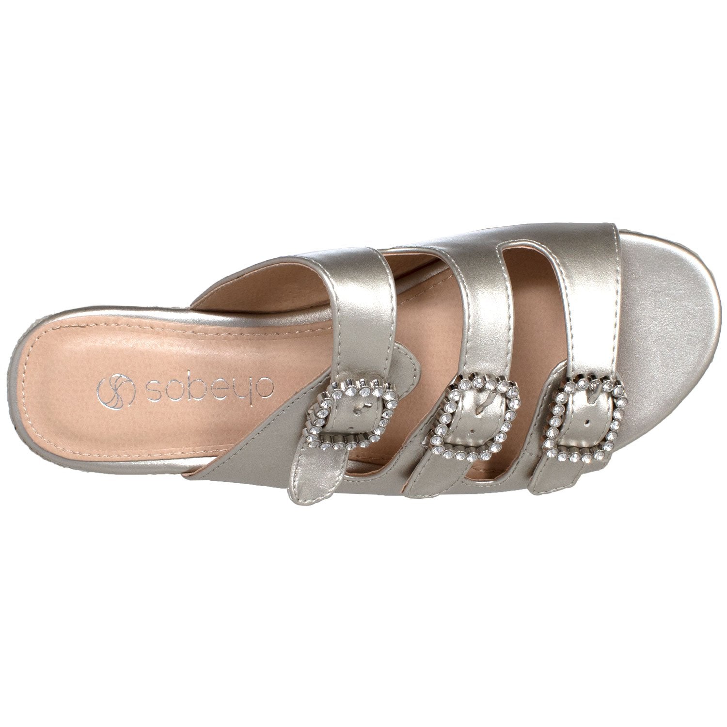 Rhinestone Platform Espadrille Wedge Sandal - Horizon Bliss