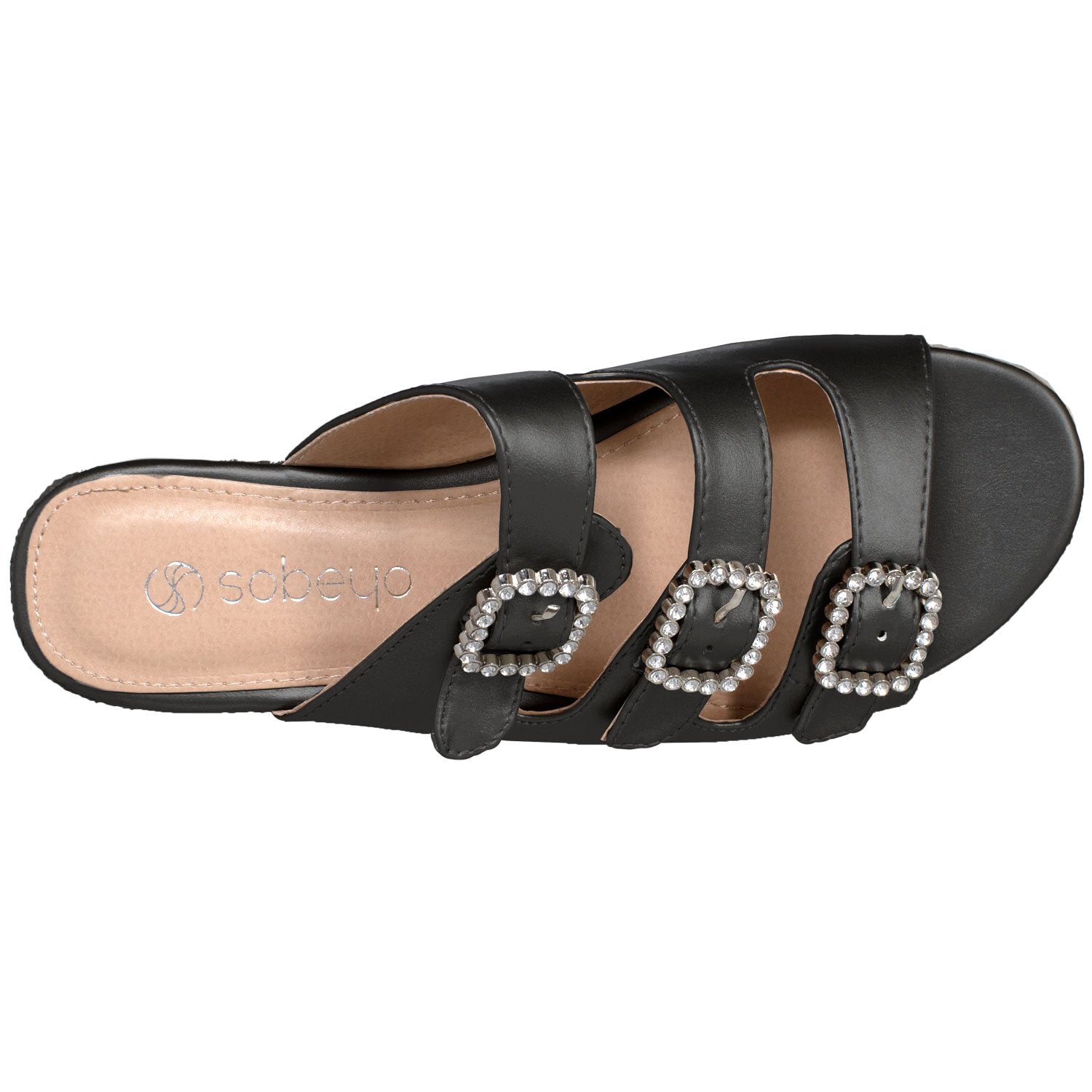 Rhinestone Platform Espadrille Wedge Sandal - Horizon Bliss