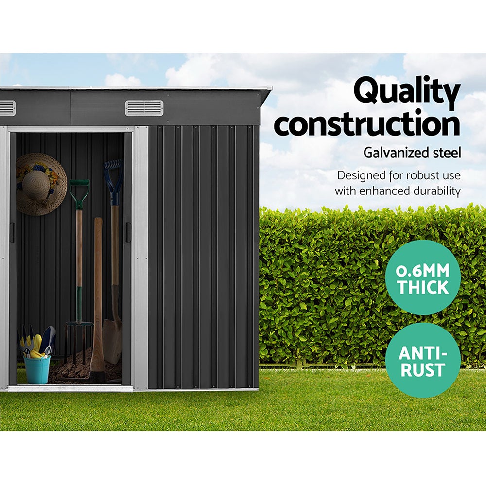 Giantz Garden Shed Outdoor Storage Sheds Tool Workshop 2.38x1.31M - Horizon Bliss