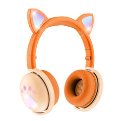 BK9 HiFi 7.1 Surround Sound Cat Claw Luminous Cat Ear Bluetooth Gaming - Horizon Bliss