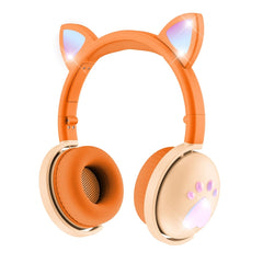 BK9 HiFi 7.1 Surround Sound Cat Claw Luminous Cat Ear Bluetooth Gaming - Horizon Bliss