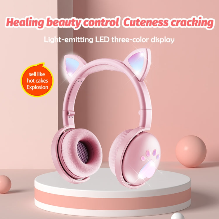 BK9 HiFi 7.1 Surround Sound Cat Claw Luminous Cat Ear Bluetooth Gaming - Horizon Bliss