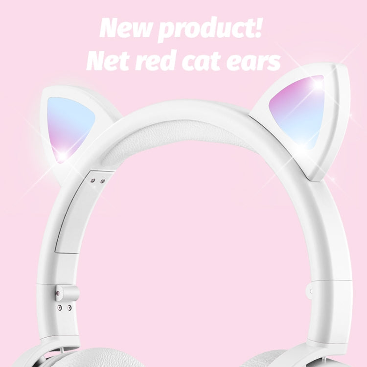 BK9 HiFi 7.1 Surround Sound Cat Claw Luminous Cat Ear Bluetooth Gaming - Horizon Bliss