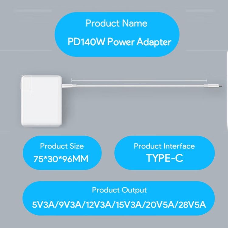 PD3.1 140W USB-C PD Laptop Power Adapter for Apple M1 / M2 MacBook - Horizon Bliss