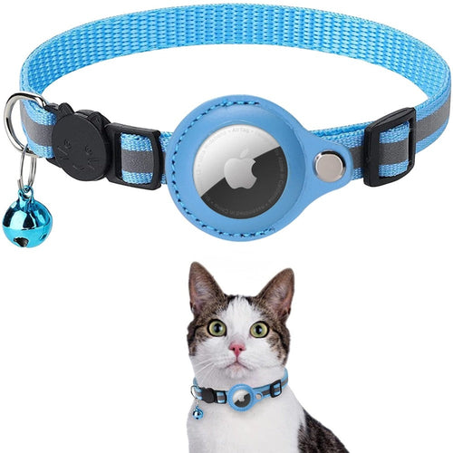 Reflective Airtag Case Collar for Cats and Dogs - Horizon Bliss