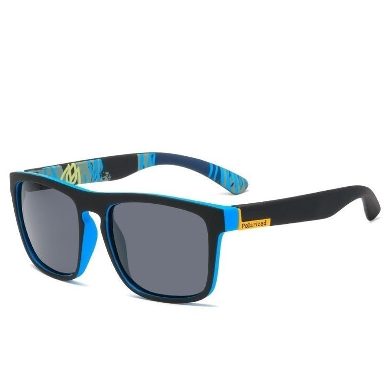 Men's Polarized Square 'Die Hard' Plastic Sunglasses - Horizon Bliss